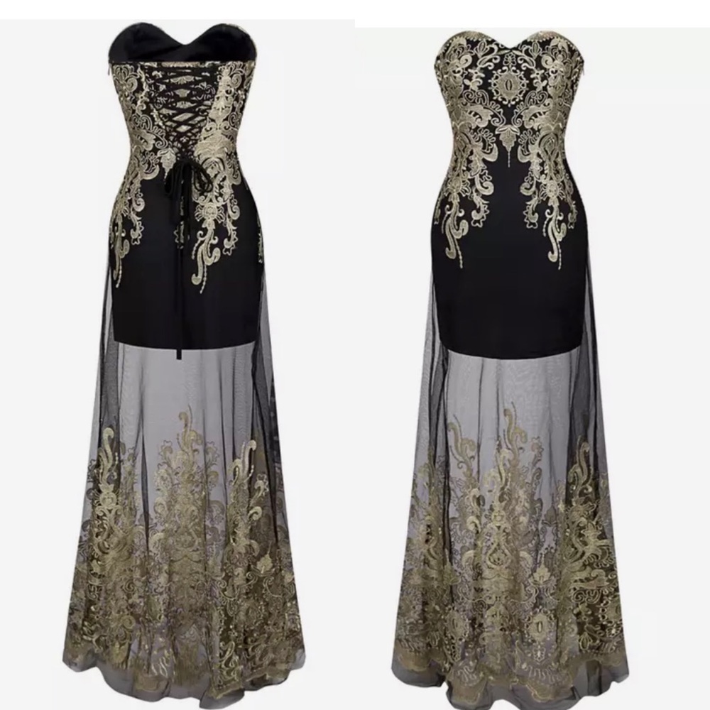 Strapless dress